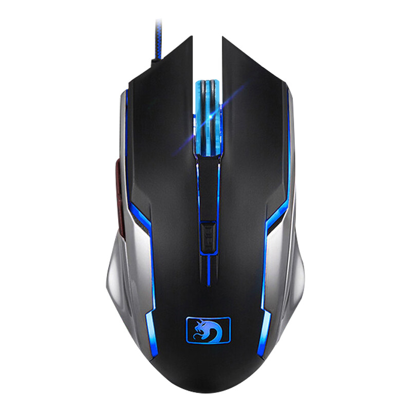 New league (Technology) Mamba snake second generation game E-sports increased wired USB luminous mouse laptop Internet cafe machinery macro lol Jedi survival black