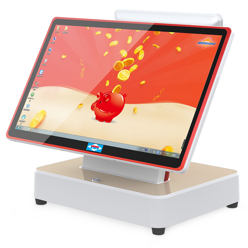 Aibao ab-6600 cash register all-in-one machine touch screen cash register 15.6 inch screen suitable for catering, milk tea, clothing, mother and baby store, tobacco and wine convenience store