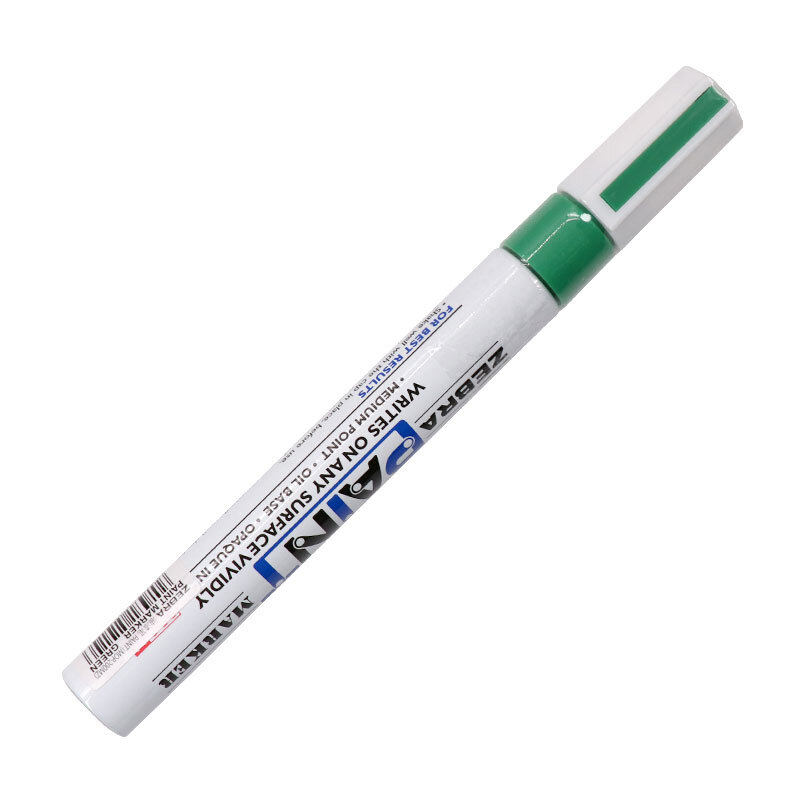 Japanese zebra paint repair paint note pen sign in pen green 10 pack mop-200mz imported