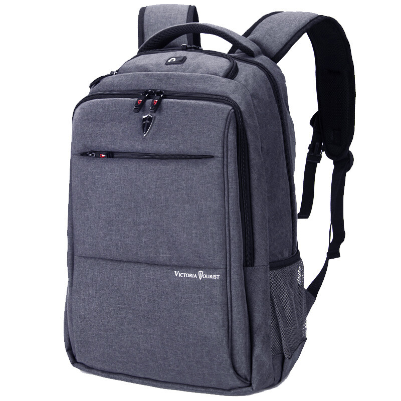 Victoria traveler Backpack Laptop Bag 17.3 inch Game Book backpack high capacity schoolbag v9006 extra large gray
