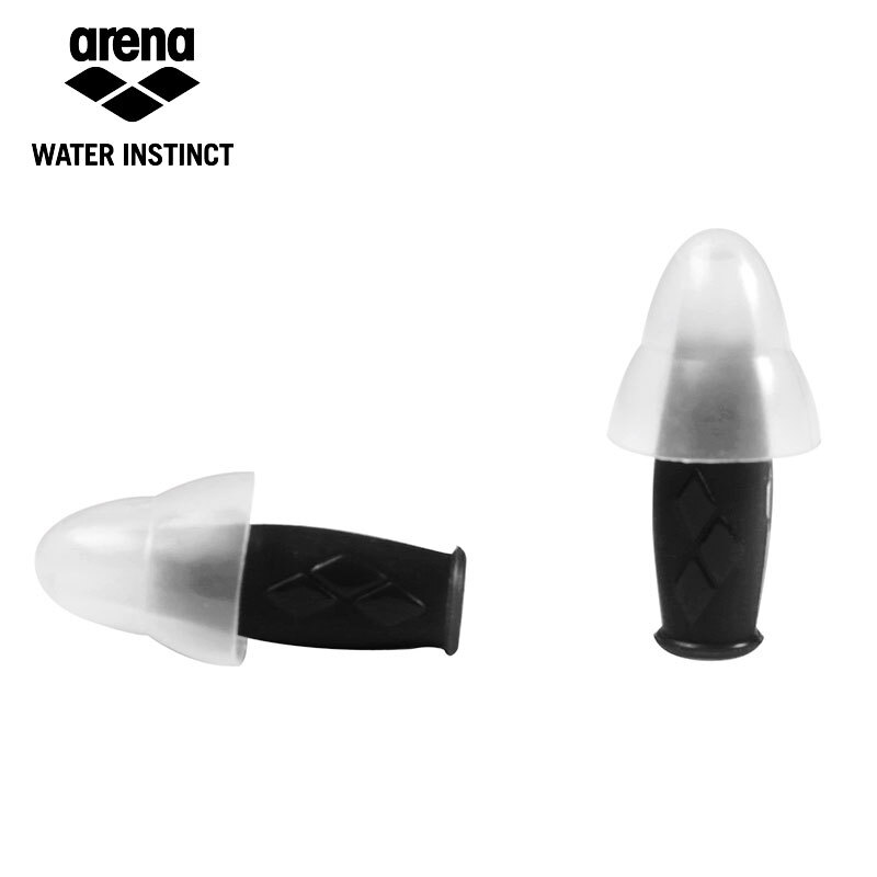 Arena arena swimming earplug silicone waterproof bath earplug soft and comfortable sound guide without damaging eardrum for men and women Jingdong self operated axe002-bks black