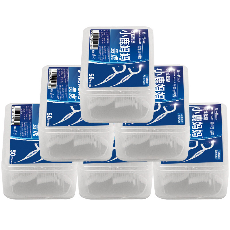 Fawnmum bags 100 classic ultra-fine dental floss sticks / BAG * 5 bags, and a carry on box for easy carrying
