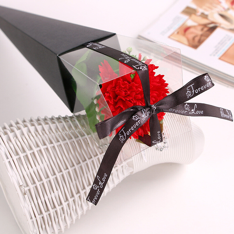 I'm Hua Hua carnation soap flower single gift Tanabata Valentine's Day flower gift birthday gift guaranteed flower express delivery to girlfriend girl