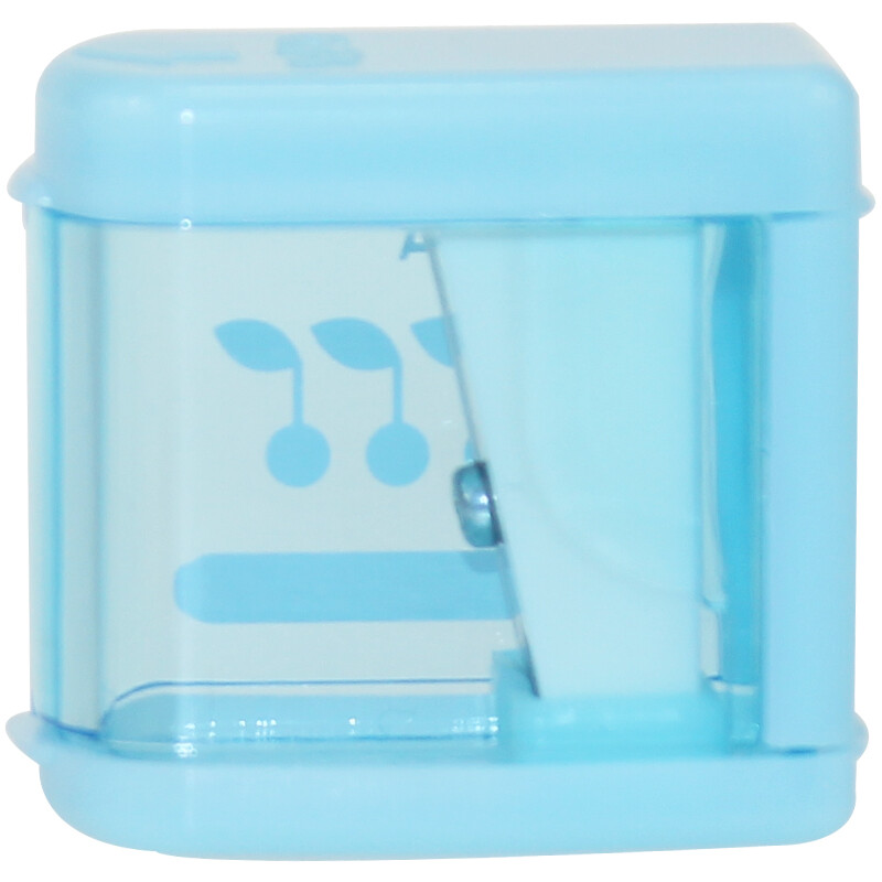 Sakura pencil sharpener (blue) pencil sharpener safety hand guard design primary school stationery series [imported from Japan]