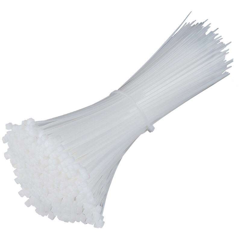 Fuxing fx007 self-locking nylon binding tape computer wire management tape binding tape binding tape binding tape 3.6 * 250mm 100 pieces white