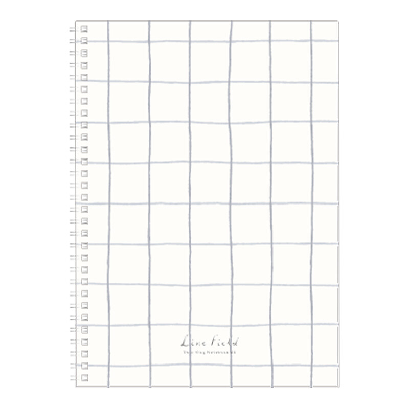 Kokuyo Plaid impression PP surface 5mm square double helix binding A5 / 80 pages 2 copies / pack gray wsg-snla581mm