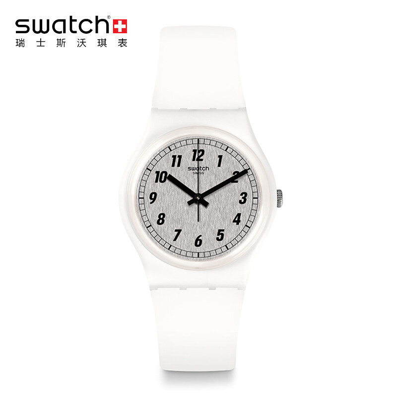 Swatch Swiss watch time series white thing fashion simple quartz men's and women's watch gw194