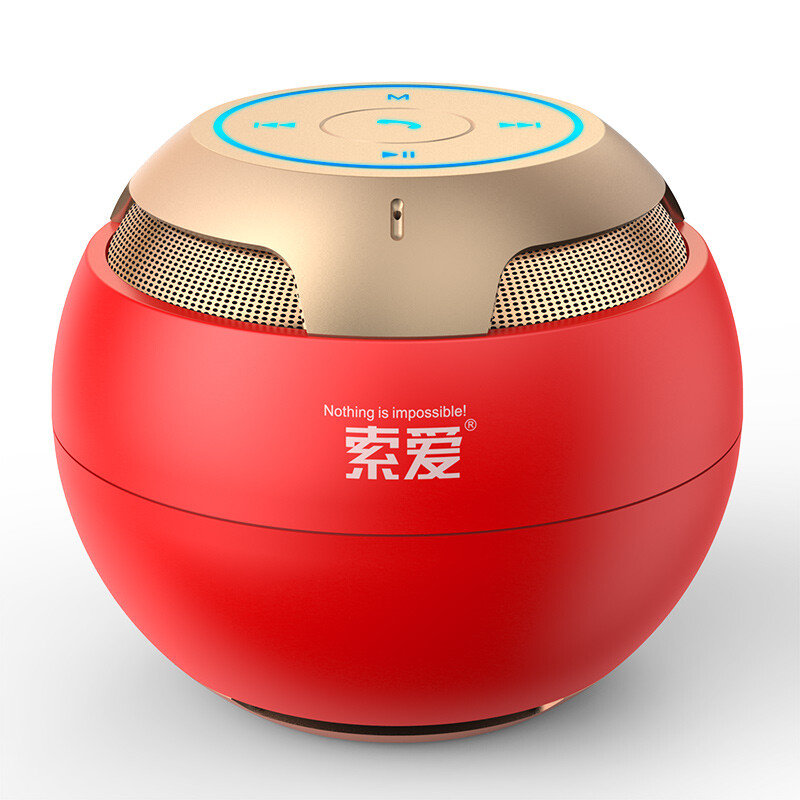 Sony Ericsson S-35 Bluetooth speaker wireless computer subwoofer stereo mobile phone car player outdoor portable card mini mini stereo red