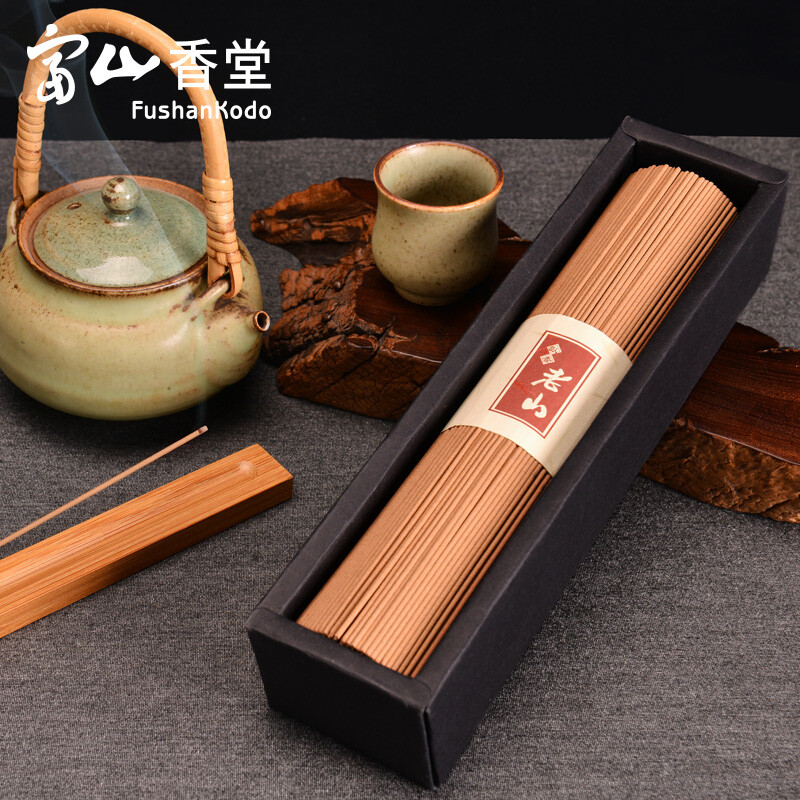 Fushan incense hall sink sandalwood thread incense sleeping incense can be matched with sleeping incense stove, Tibetan incense, Buddhist incense, incense, old sandalwood 200g thread incense, a box