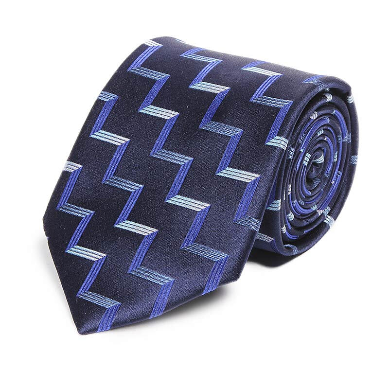 Givesh silk tie 8cm mulberry silk men's business dress tie Korean fashion British charm blue gift box jwxl04