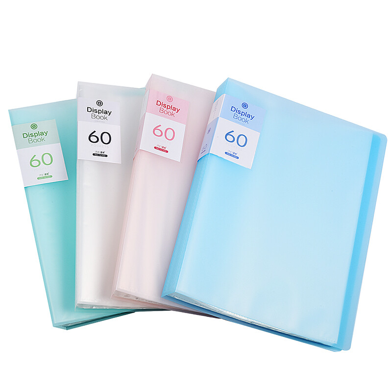 Zhengcai (znci) lucky grass color data book A4 folder file Book Student test paper folder 60 pages office supplies stationery 12160 light pink