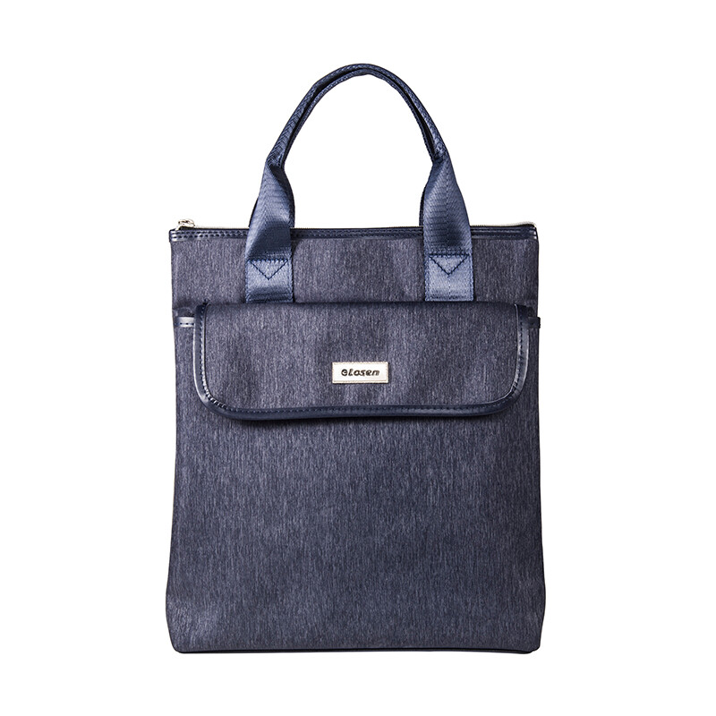 Glosen document bag multi-layer canvas student office handbag document bag zipper A4 office handbag 5007