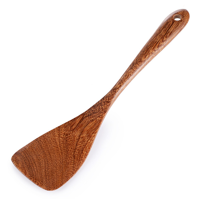 Tangzong chopsticks chicken wing wooden shovel pot shovel log pot shovel solid wood non stick pot oblique shovel a6010