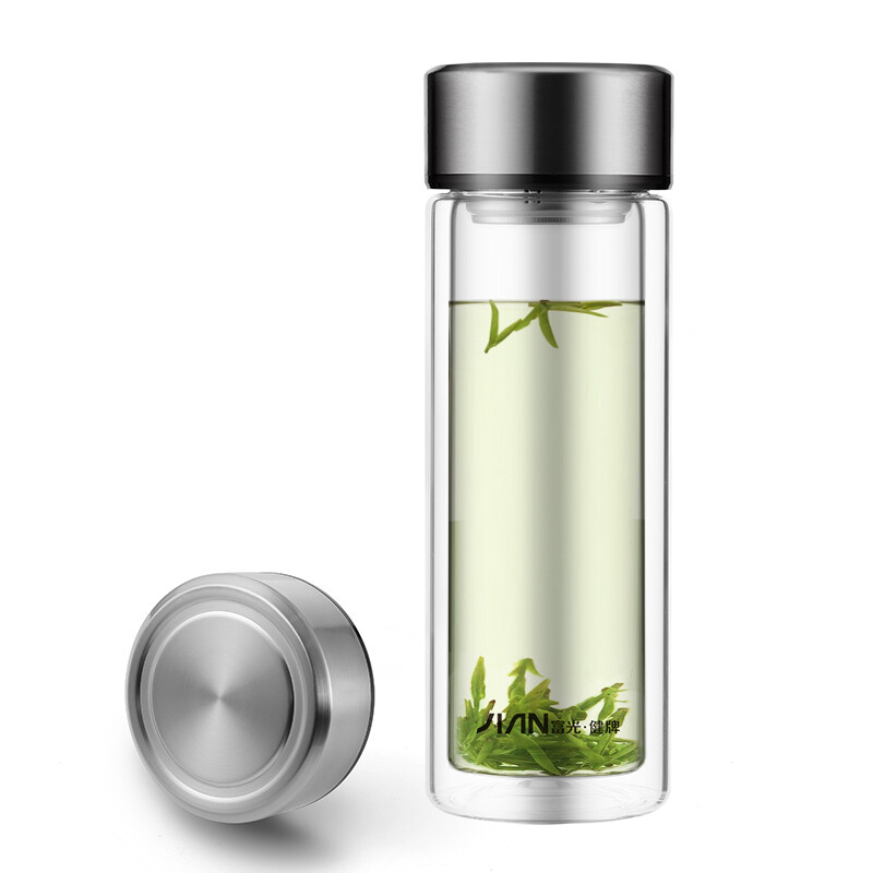 Fuguang men's and women's portable Creative Cup with tea separating cup 320ml natural color (x1804-sp-320)