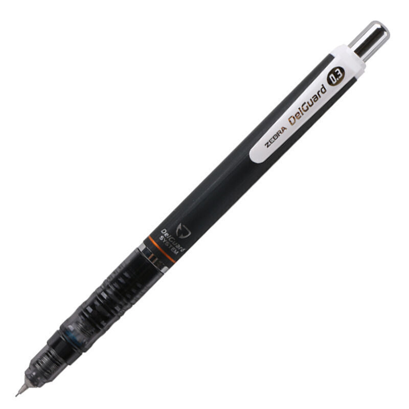 Zebra (zebra) ma85 0.3 anti break core automatic pencil drawing movable pencil double spring design black pen holder is imported