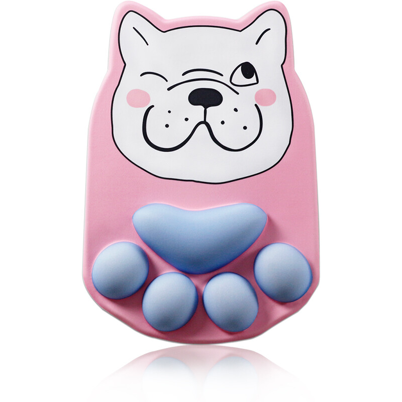 EXCO cat paw mouse pad wrist guard large cute cartoon cartoon cute wrist support Jingdong self operated sty1806 pink Wang Xingren