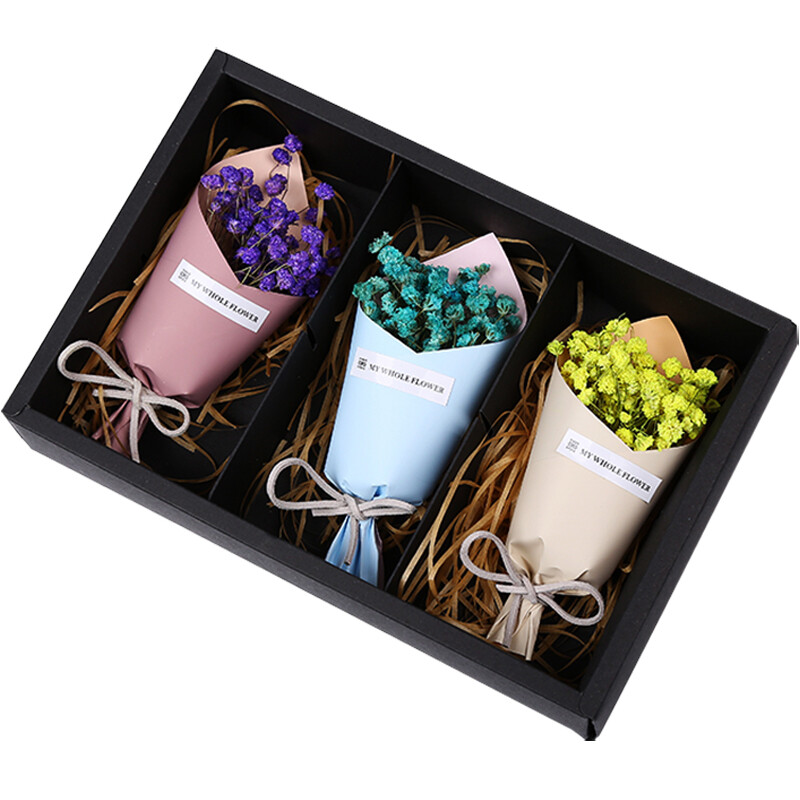 First full of stars dried flower bouquet eternal flower bouquet gift box guaranteed flowers express Christmas gift valentine's Day gift birthday gift anniversary to girls to girlfriends