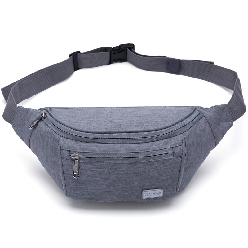 Tianyi tinyat small waist bag sports backpack outdoor cycling and running leisure small chest bag couple backpack single shoulder bag T206 gray