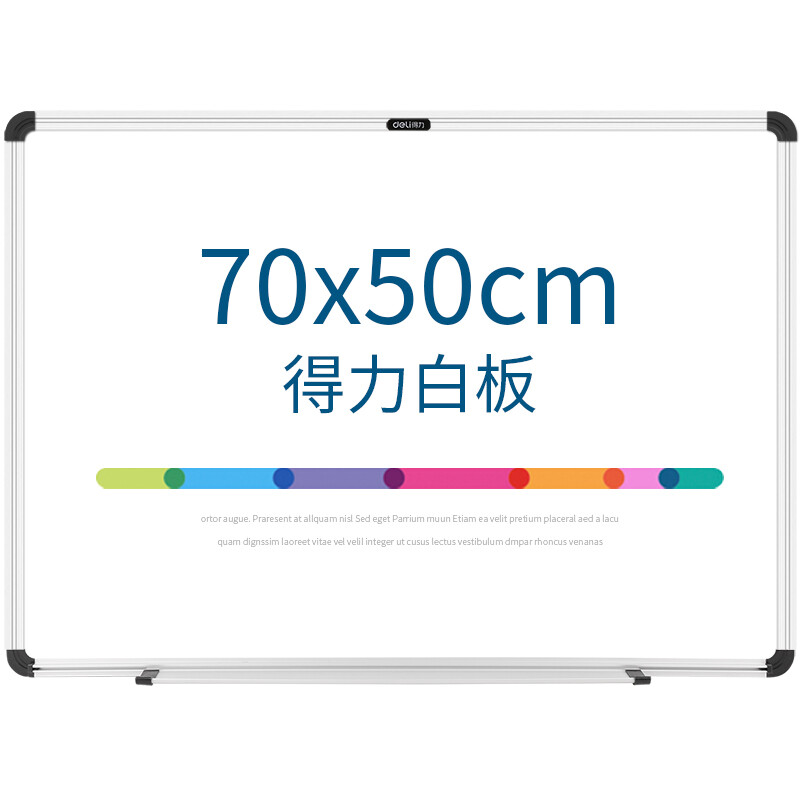 Deli 50 * 70cm magnetic office, teaching and conference whiteboard 92607