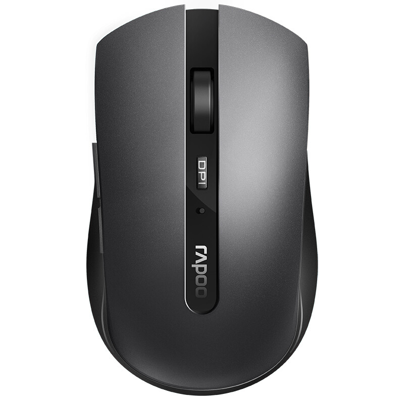 Rapoo 7200m Bluetooth multi-mode wireless mouse Bluetooth mouse Bluetooth 3.0/bluetooth 4.0/wireless 2.4G Office Mouse mute mouse gray