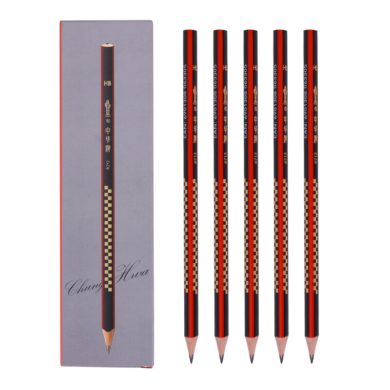 Chinese 6712 writing triangle HB pencil student writing pencil