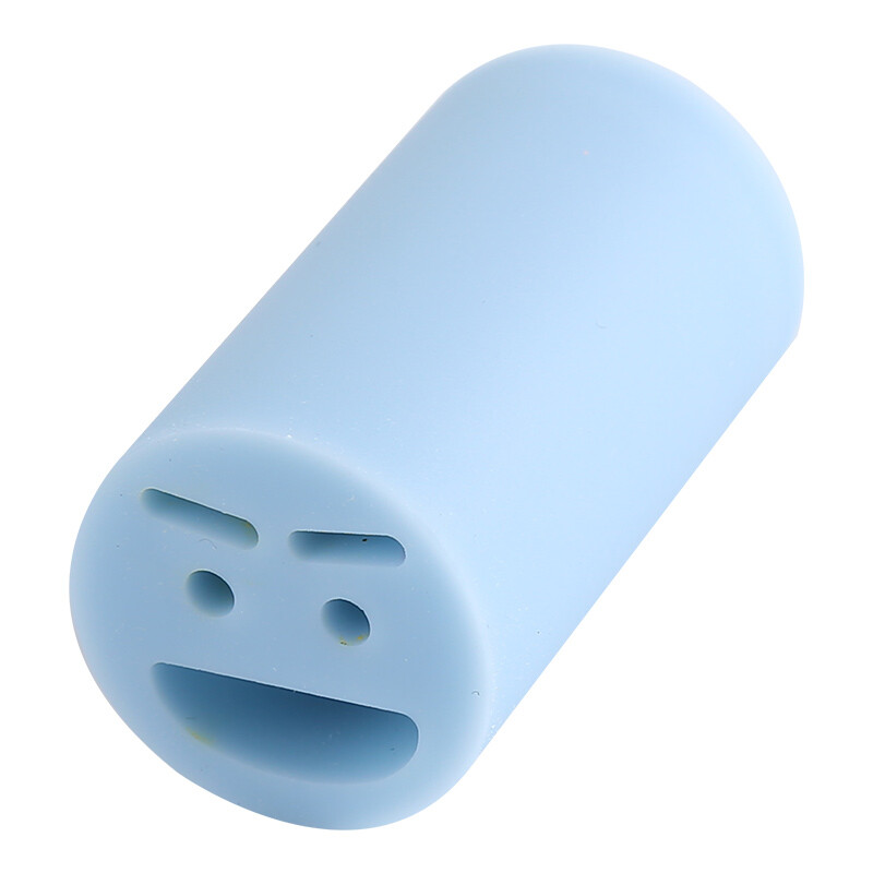 SHACHIHATA student children's soft rubber creative interesting hand account expression seal light blue gfa-2