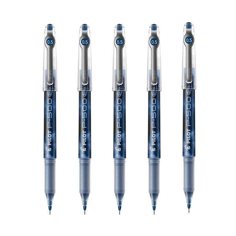 Japan pilot bl-p50 / P500 neutral pen 0.5mm smooth needle mouth fountain pen financial special blue black 5 pieces
