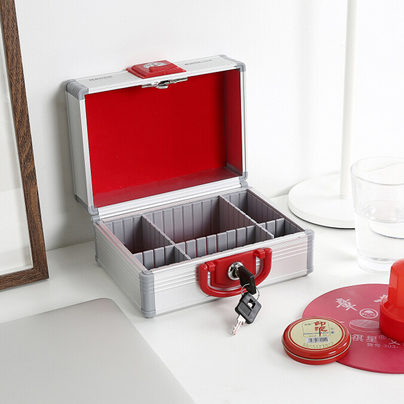 Glosen seal box financial seal box official seal storage box medium b8066 ink pad / stamp pad / small seal box