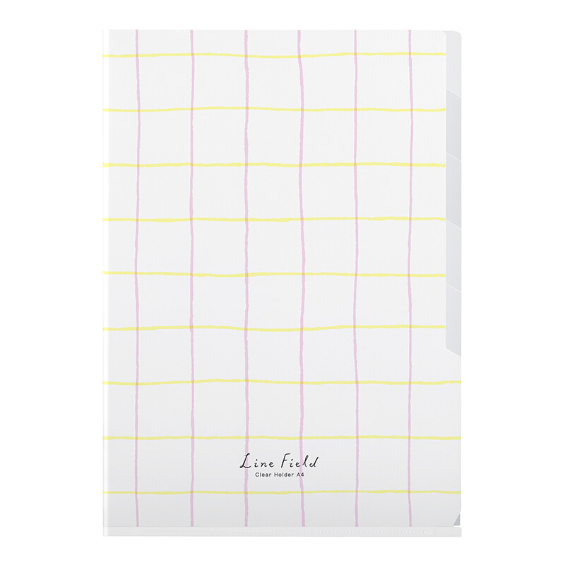 Kokuyo grid impression A4 index file set data volume folder A4 10 pieces in 2 copies / package pink and yellow wsg-ful750py