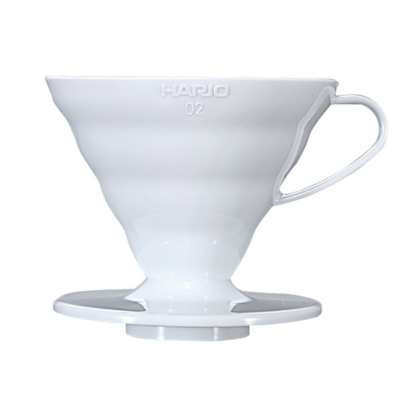 Hario Japan original imported V60 series heat-resistant resin 02 coffee filter cup vd-02w white