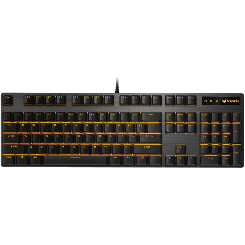 Rapoo v500pro single light version backlit mechanical keyboard game keyboard chicken keyboard computer keyboard notebook keyboard black axis