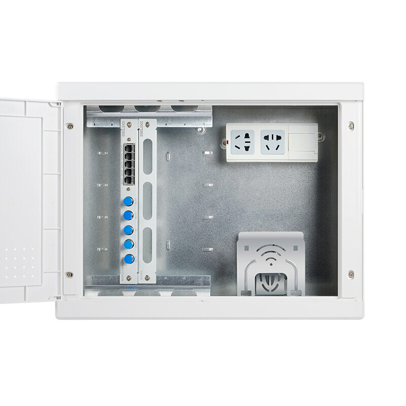 Delixi weak current distribution box household multimedia wiring TV telephone optical fiber intelligent information box