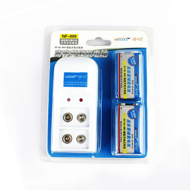 Noyafa nf-009 rechargeable battery line finder multimeter special 9V battery set with charger