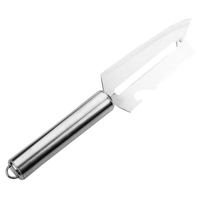 Aomeiyou stainless steel peeler creative multifunctional melon and fruit peeler fish scale knife three piece set amy1122
