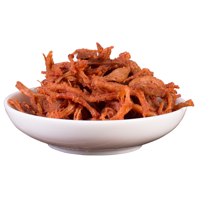 罗源湾 福建特产猪肉条原味手撕风干香辣猪肉条脯罐装办公休闲零食120g 原味