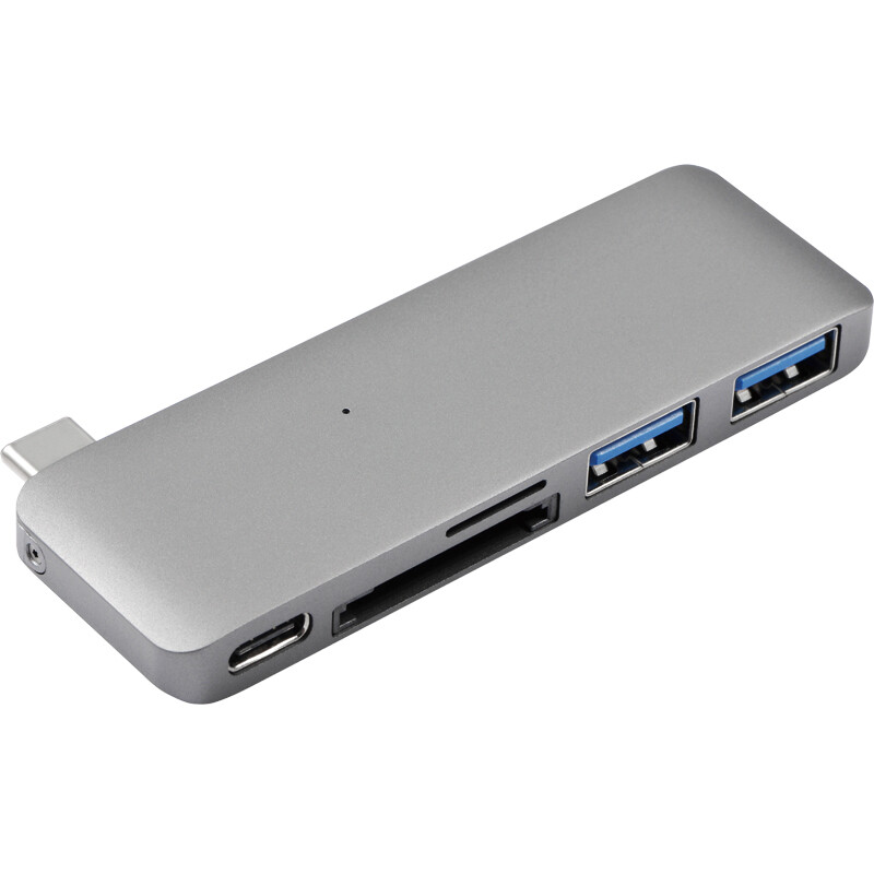 Hyperdrive adapter Apple Lenovo Dell laptop accessories usb-c converter type-C dock converter Silver