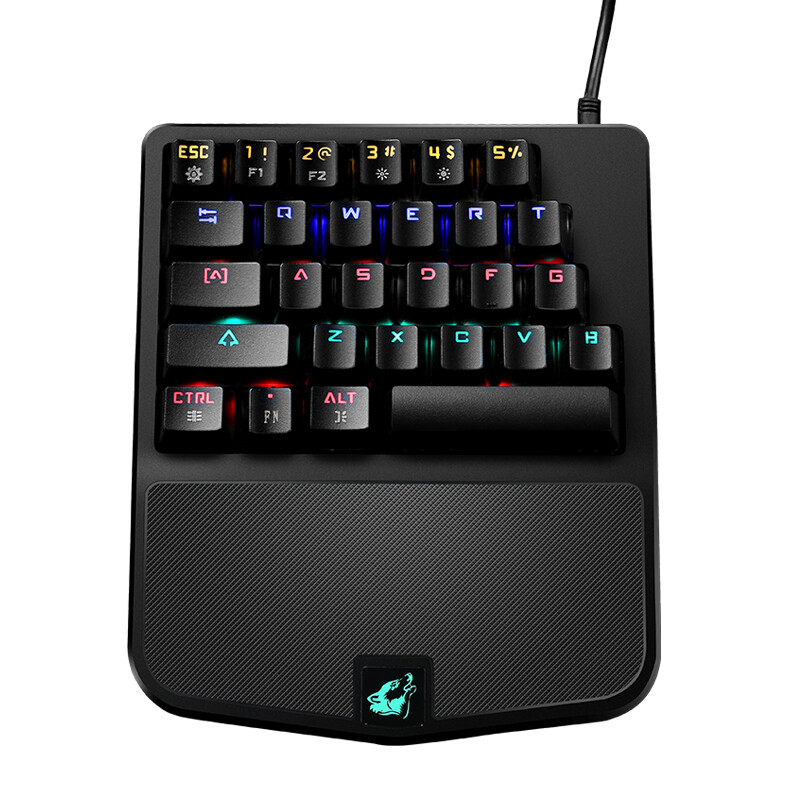 Lesailes K1 eat chicken artifact hand travel keyboard gun god throne Jedi survival mechanical keyboard green axis