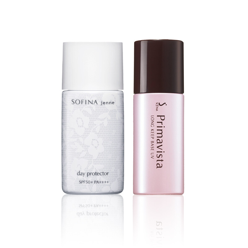 Sofina star set group (transparent beauty day protection milk + Yingmei huancai oil control sunscreen makeup front milk)