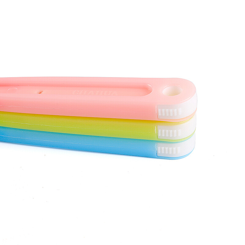 茶花（CHAHUA） 茶花塑料苍蝇拍夏季家用厨房客厅苍蝇圆形拍方形拍苍蝇拍 配夹蝇拍 随机色