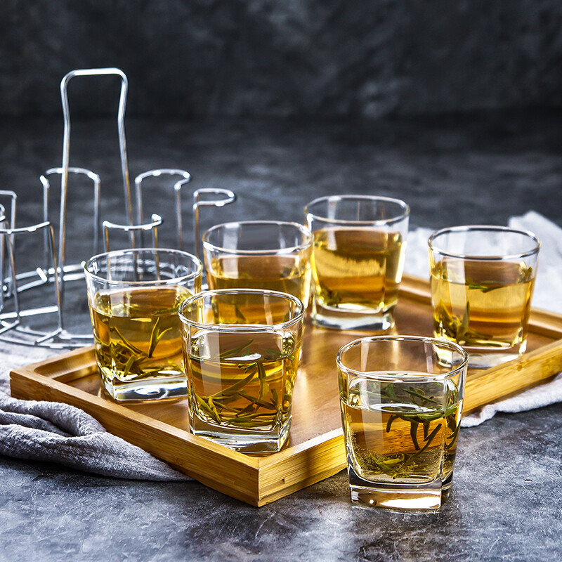 Ocean Thailand imported glass water cup juice cup milk cup wine cup Sifang tea cup 295ML six sets