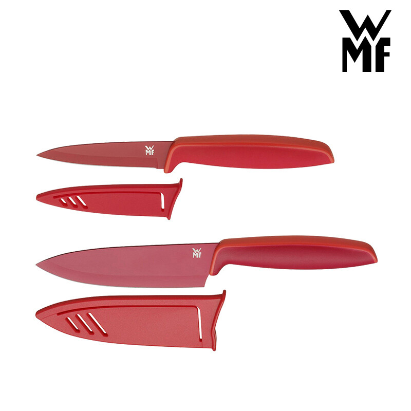 German WMF futenbao stainless steel kitchen knife kit fruit knife red knife two-piece set 1879085100