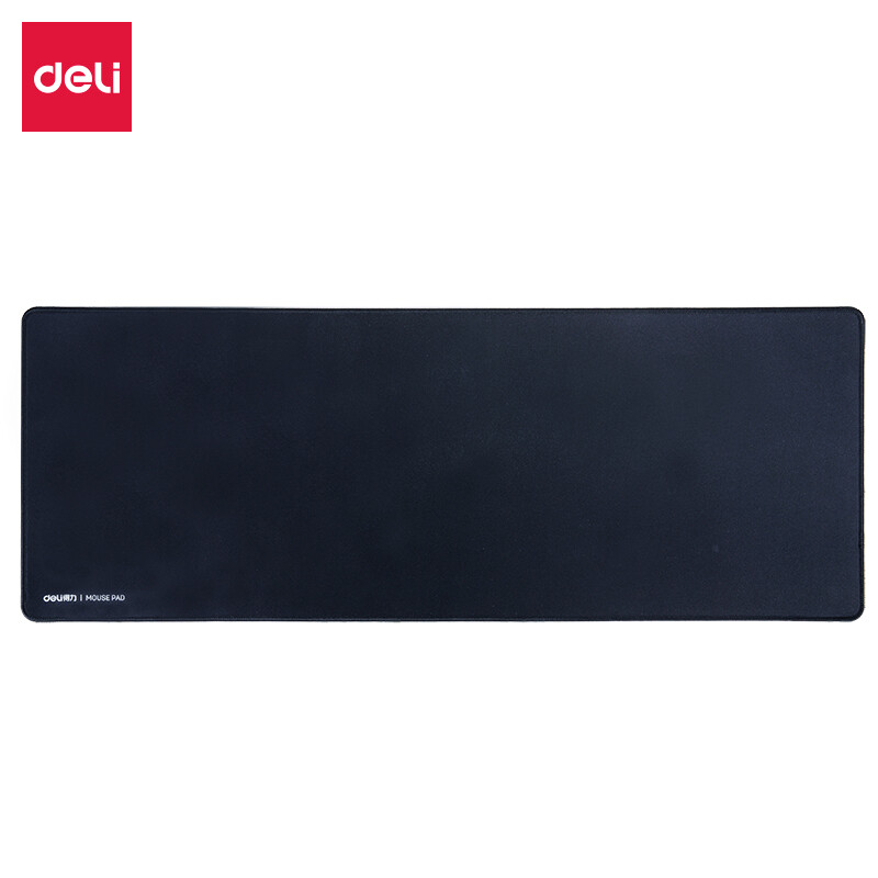 Deli lock edge waterproof office game large mouse pad table pad Keyboard Pad Black 2226