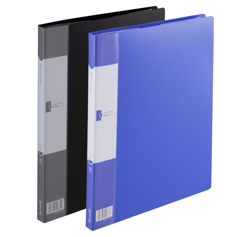 Comix A4 data book / document book / insert folder / easy access document bag af30ak 30 page black