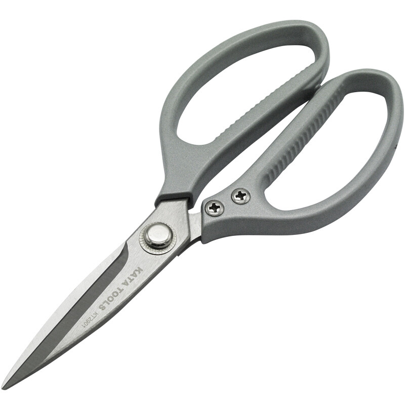 Kada Kata industrial scissors stainless steel strong scissors kitchen scissors tailor scissors multifunctional household scissors leather scissors aluminum alloy handle kt2901