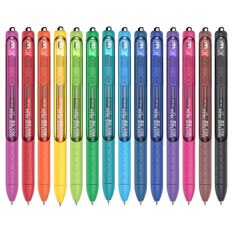 Paper mate neutral pen / signature pen meaning fun quick drying P1 14 color gift box set American imported brand ink pen water pen business office student stationery