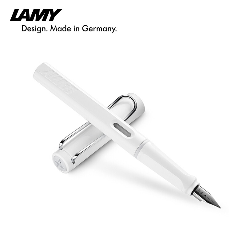 Lamy Lingmei hunting series f-tip white bright rod conventional ink pen 19wh-f 0.7mm