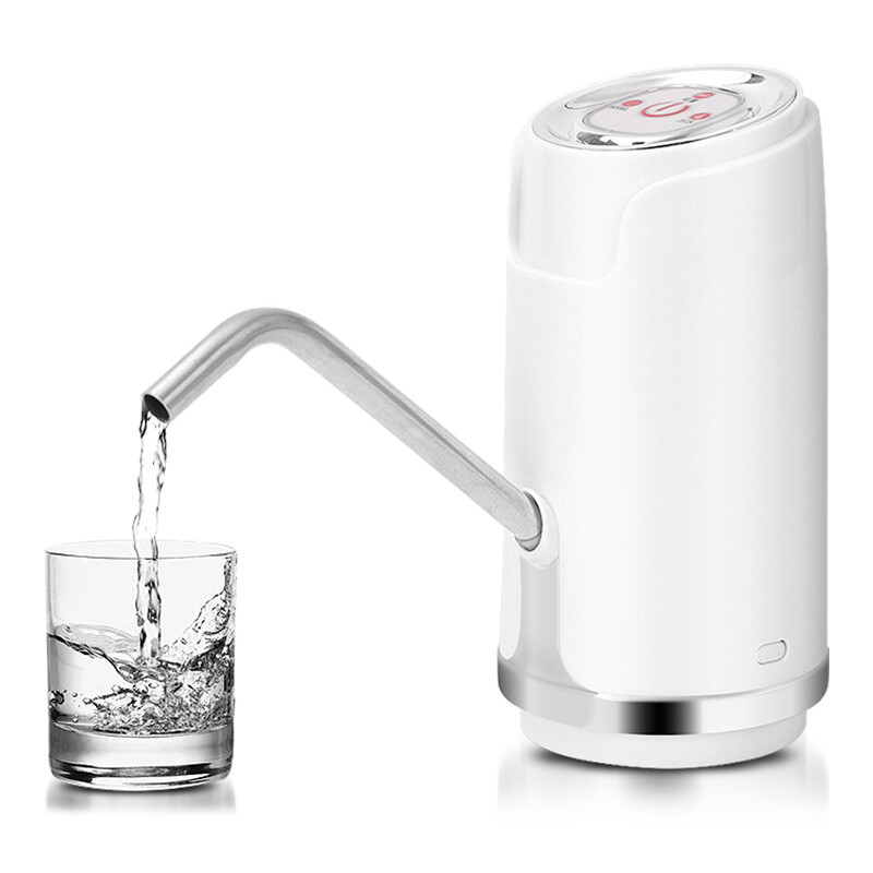 Baijie household barreled water pump barreled water dispenser automatic water dispenser water dispenser white intelligent dcx-006