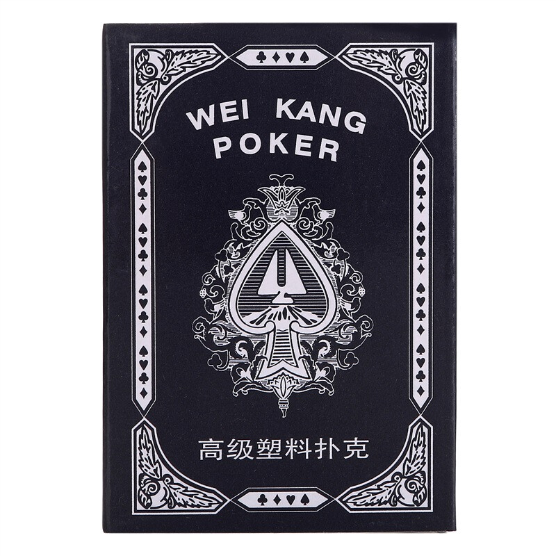 Weikang plastic frosted poker is waterproof and durable