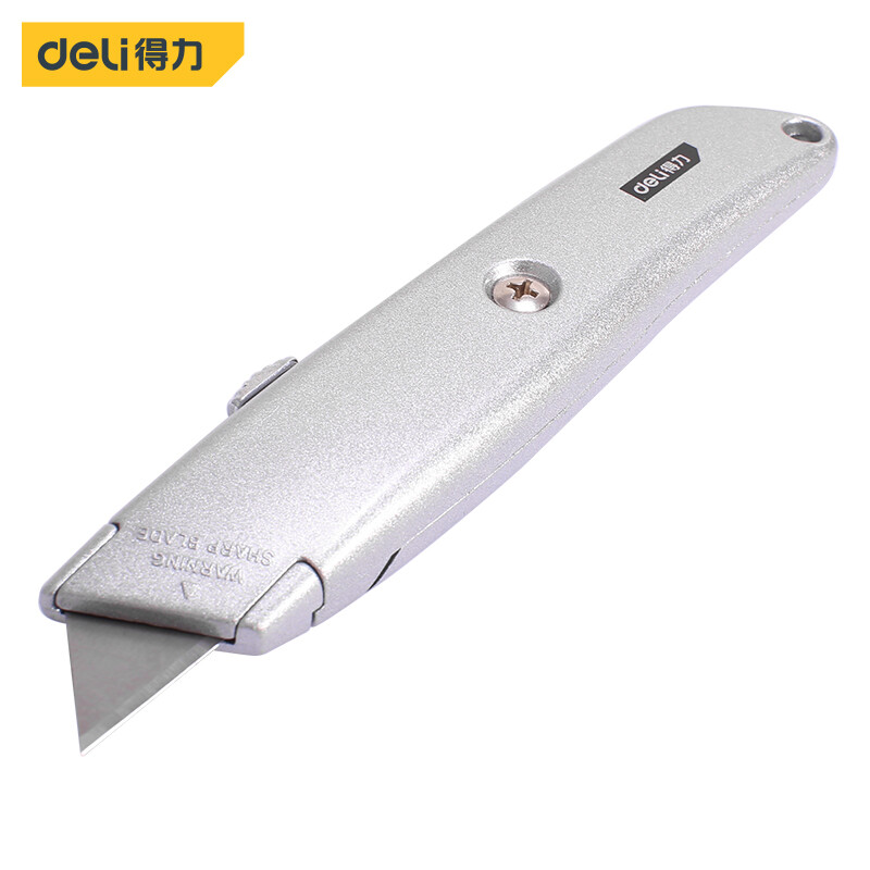 Deli heavy self-locking aluminum alloy art knife T-type art knife wallpaper knife paper cutting knife carpet knife dl4260