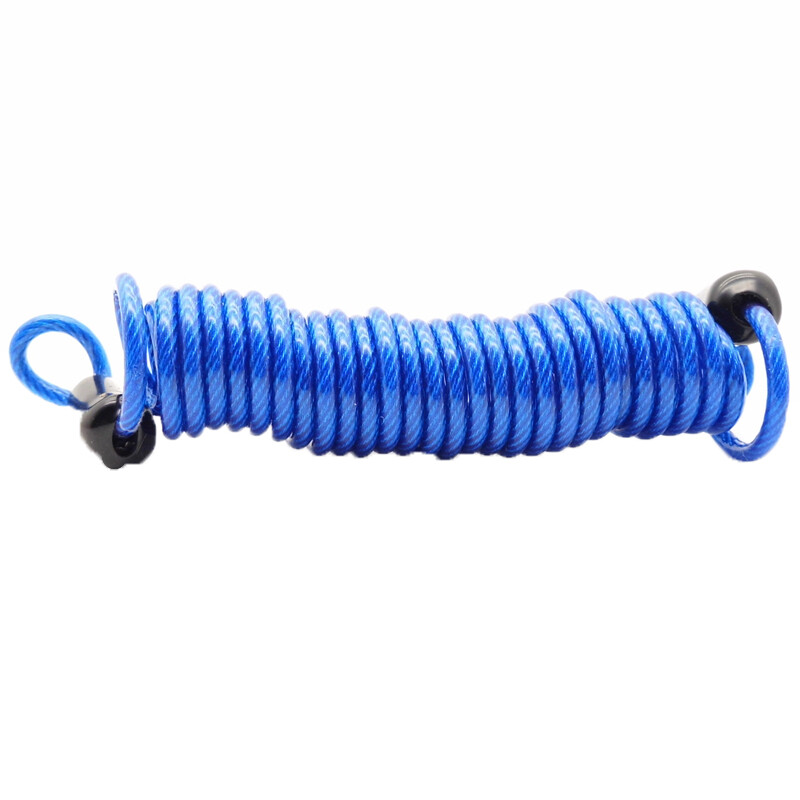 Reset cipher lock accessories 1.5m spring steel wire rope anti-theft multifunction rst-030 blue